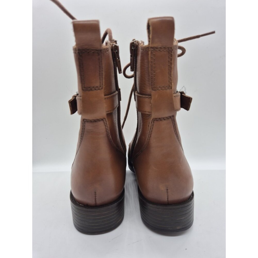 Naturalizer Women's Ankle Boots Size 6.5 Brown Lace Zip Sycamore (500) - Picture 3 of 10
